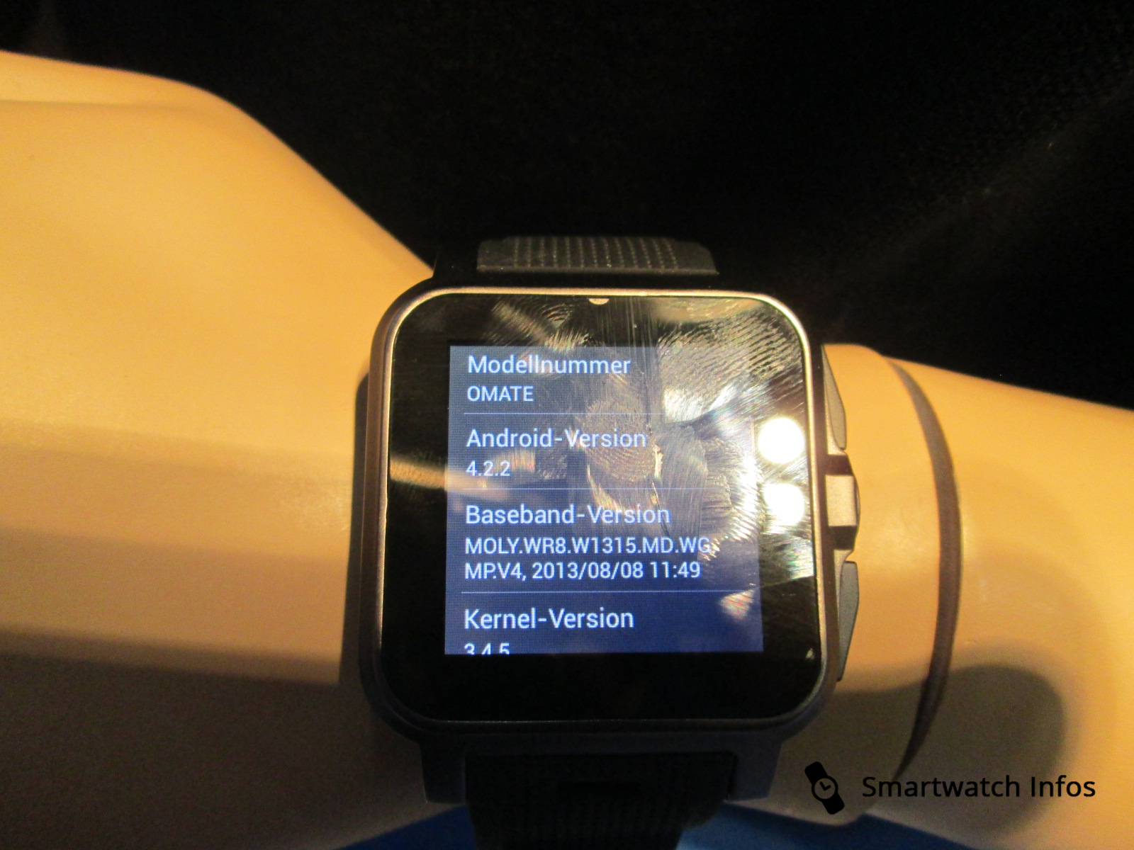 Pearl Smartwatch Build info